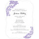 Orchid Damask Invitations Image 7 of 10